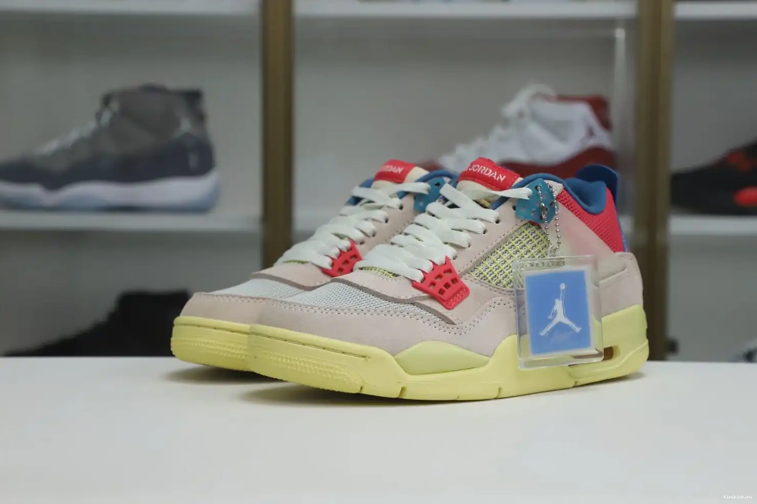 UNION ICE' 4 LA RETRO Kimikick X AIR JORDAN 'GUAVA 0325